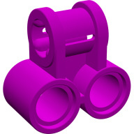 Lego spojka osy a pinu, purpurová (4140523)